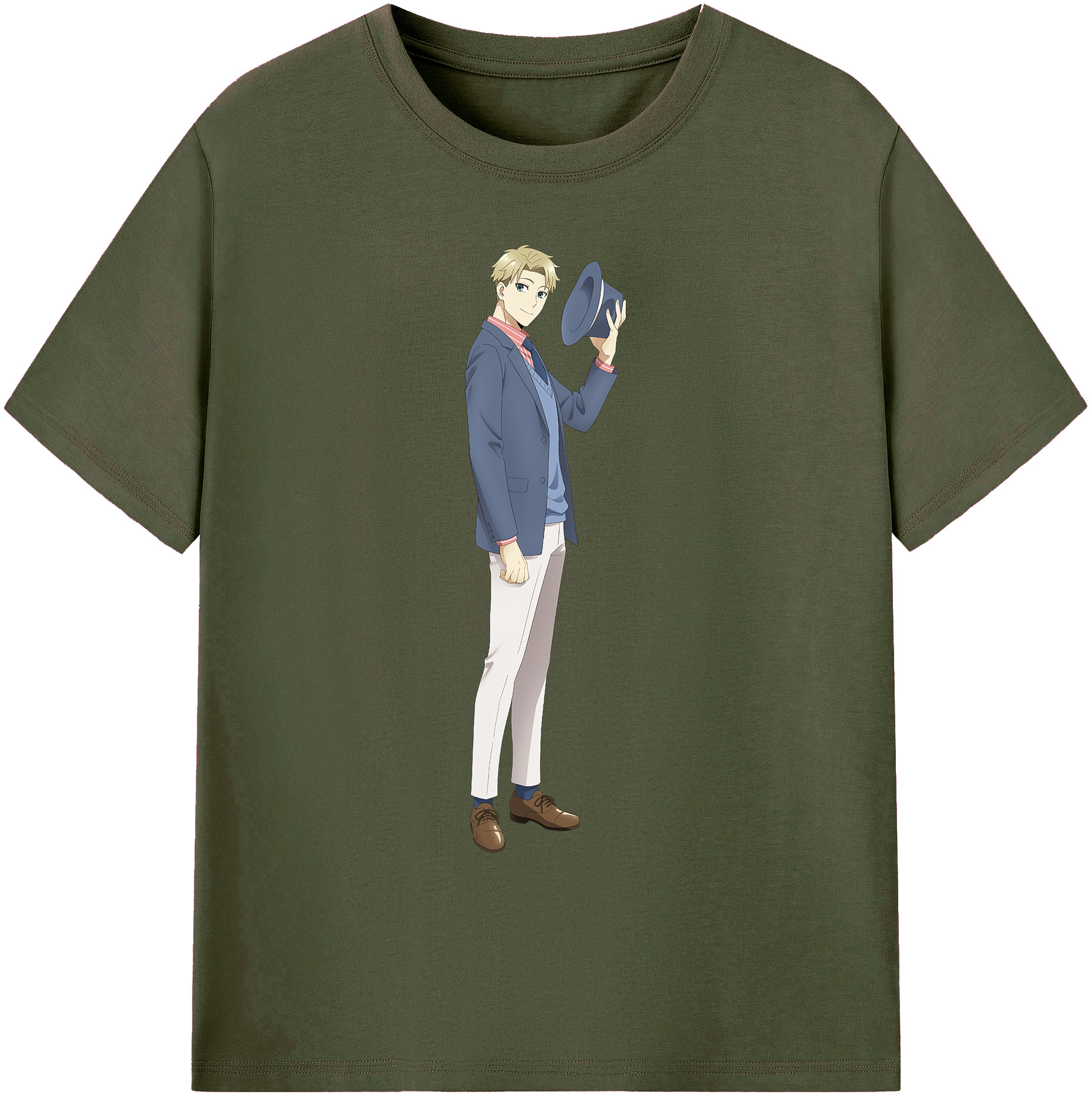 （画像用） SPY×FAMILY间谍家家酒 綿100％ メンズ半袖Tシャツ｜肌触りやわらか＆通気性